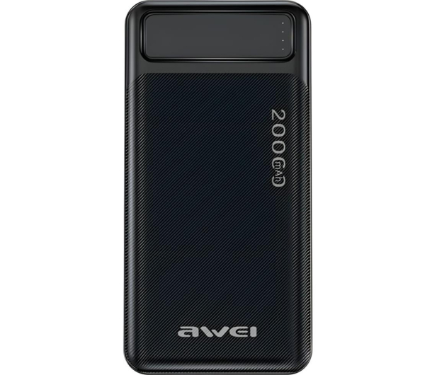 AWEI P6K 20000mAh czarny/black 2xUSB/Micro-USB - 1471732 - zdjęcie